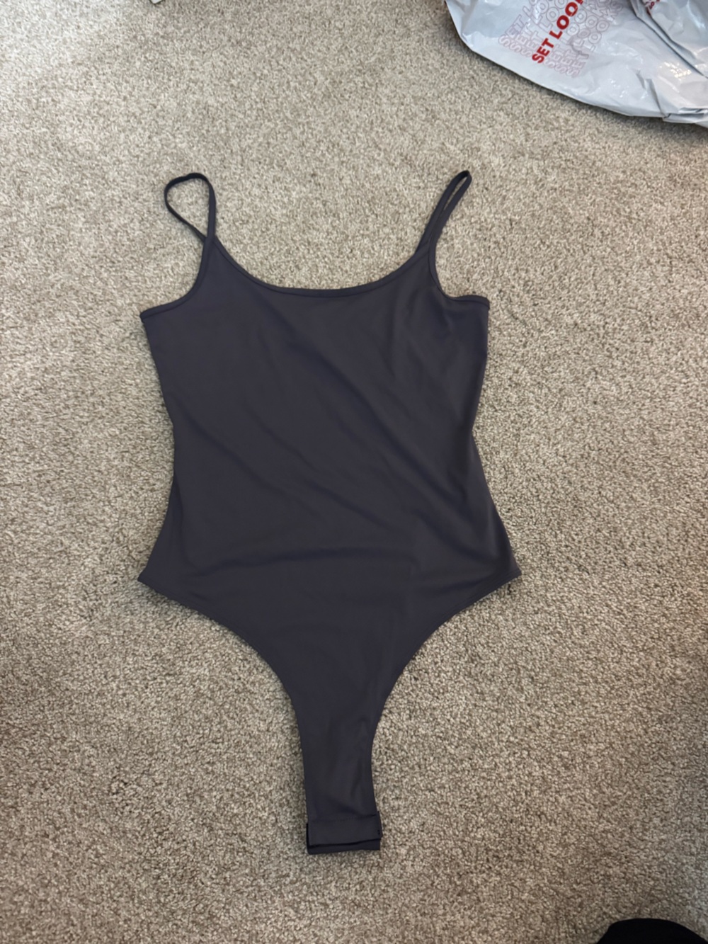 Charcoal classic bodysuit